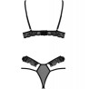 Passion - Ensemble Dolly Deux Pièces Noir S/M